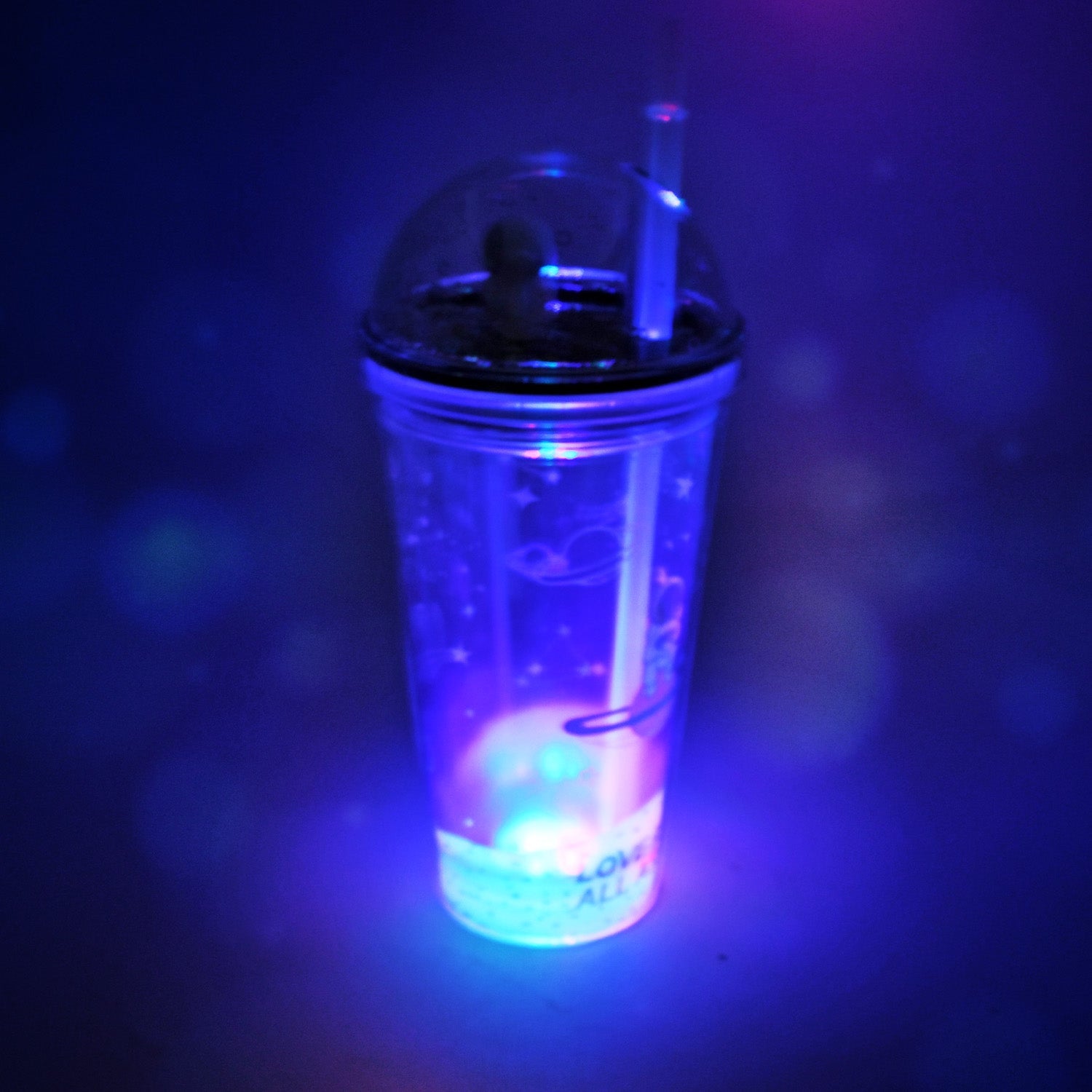 6883B LED Glow Light, Design Printed Insulated Double Wall Plastic Tumbler Cups With Straws 13oz Theming Astronaut in Space Travel Tumbler Freezer Mug Drinking Cups for Boys and Girls School/Tuition/Gym/ Picnic (Pack Of 1) 6883B LED Glow Light, Design Printed Insulated Double Wall Plastic Tumbler Cups With Straws 13oz Theming Astronaut in Space Travel Tumbler Freezer Mug Drinking Cups for Boys and Girls School/Tuition/Gym/ Picnic (Pack Of 1)
